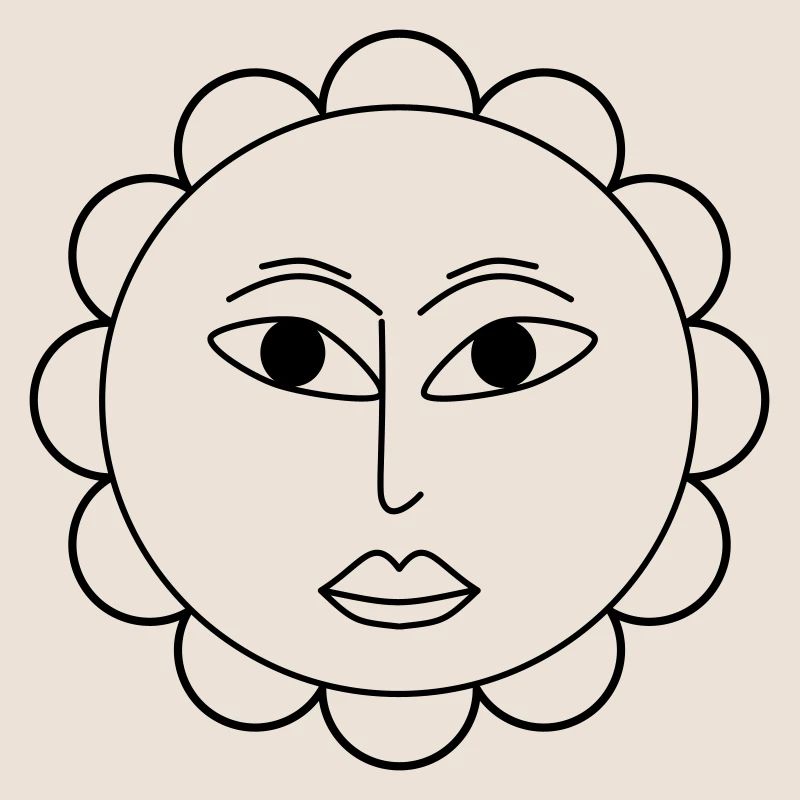 Schlichte Blume