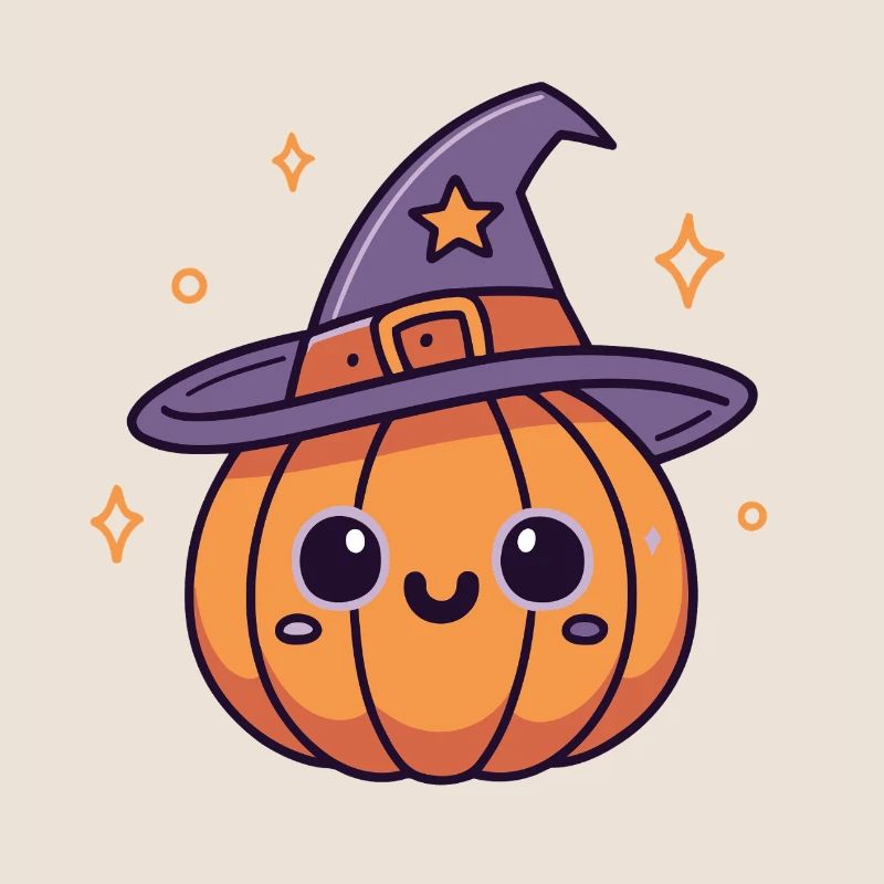 Adorable Witch Pumpkin