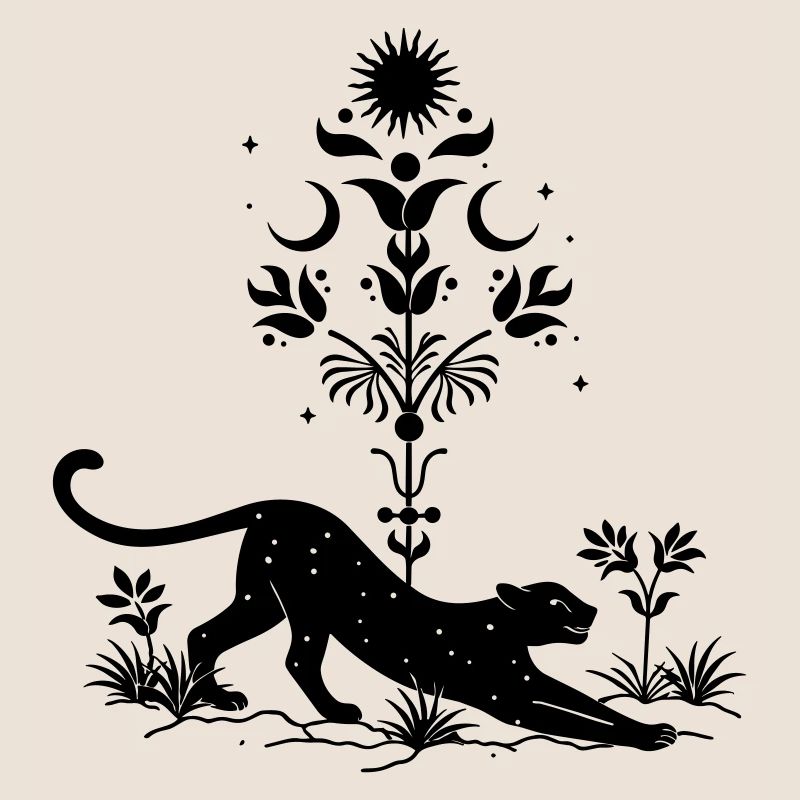 Cosmic Leopard Boho