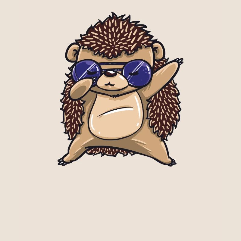 Dabbing dab hedgehog dab gift birthday funny