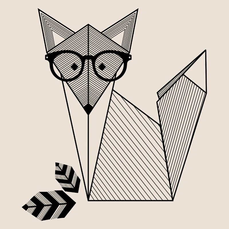 Fuchs mit Brille