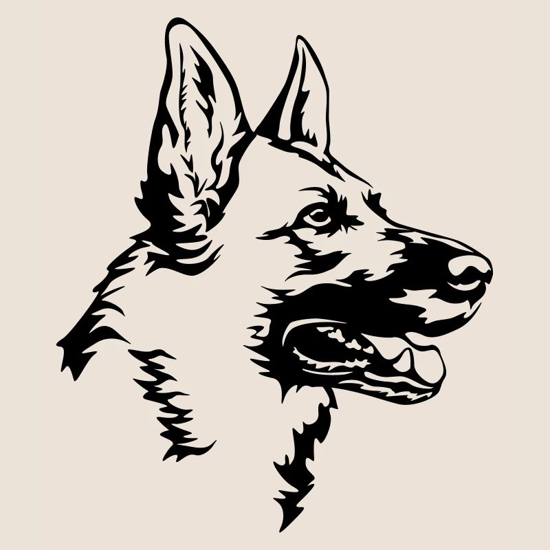 Deutscher Schäferhund Kopf