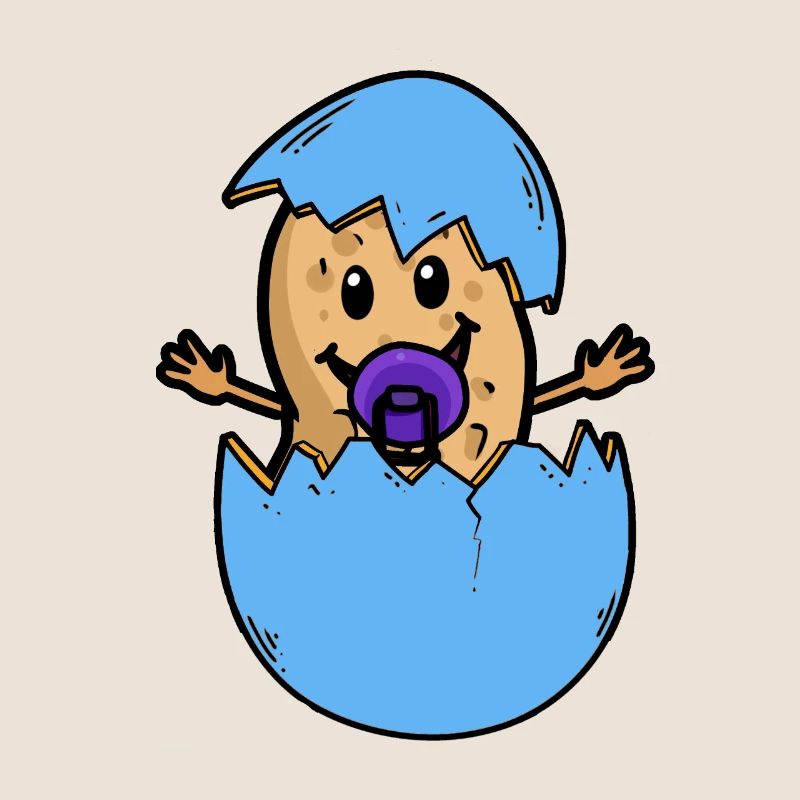 Peanut eggshell birth baby hatch egg