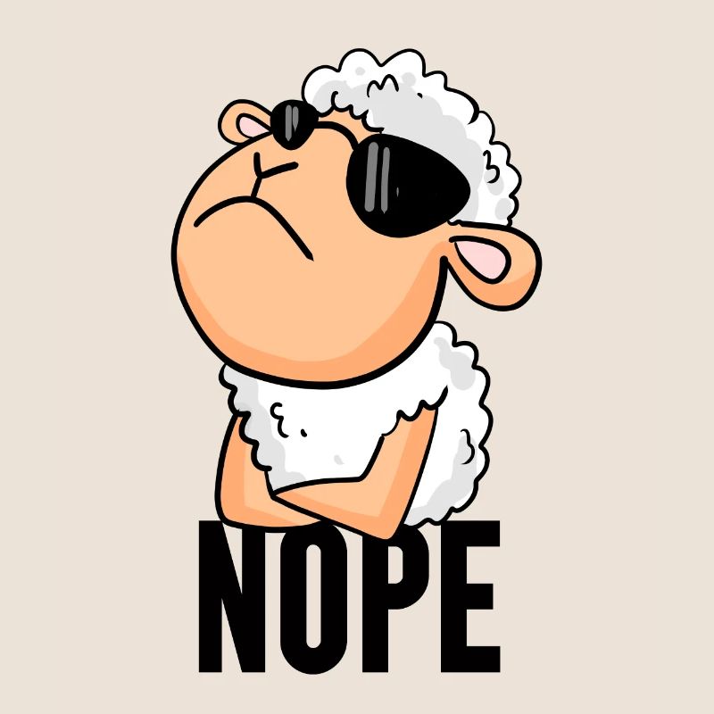 Sheep nope funny
