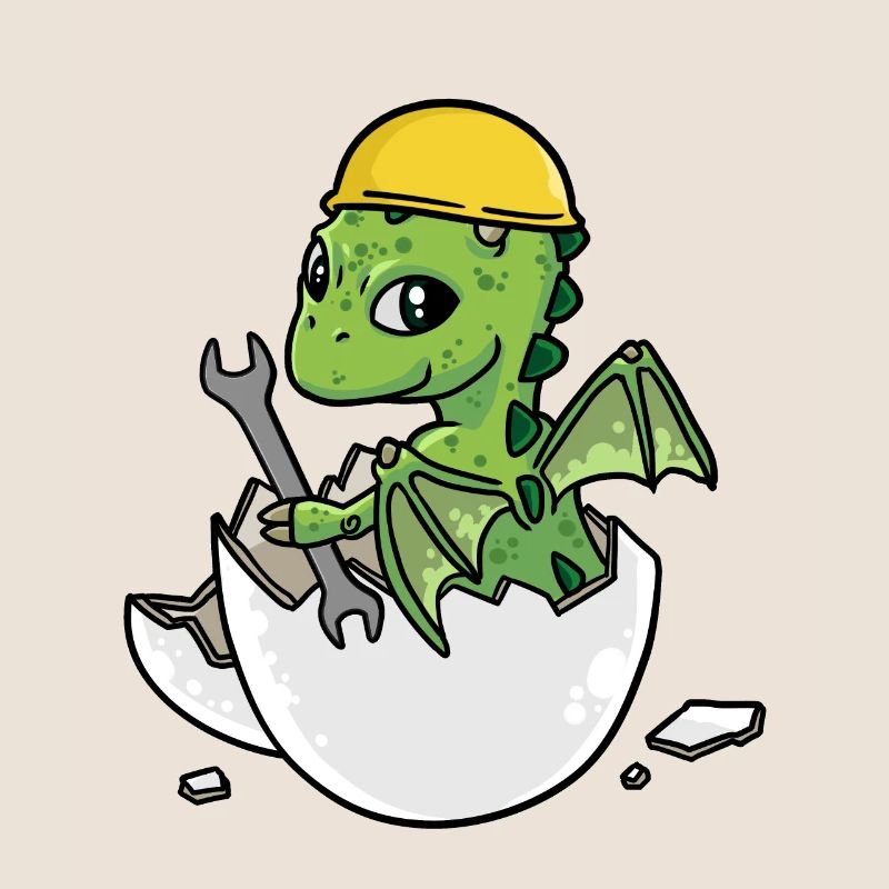 Dino Craftsman Eggshell Tool Car Workshop