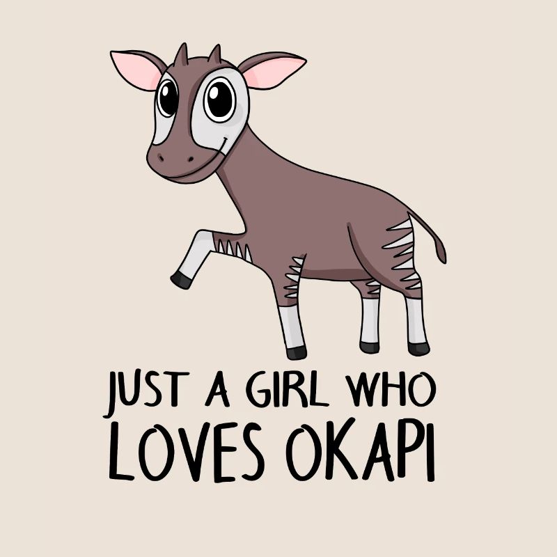 Okapi Mädchen Spruch