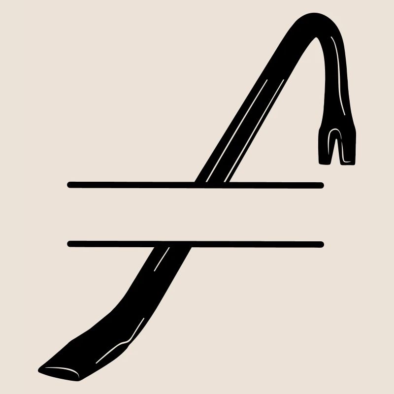 Logo cambrioleur Pied-de-biche ou pied-de-biche