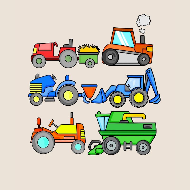 Construction site vehicles