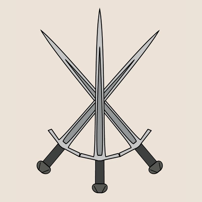 Épées Sabre Épée Combat Roi