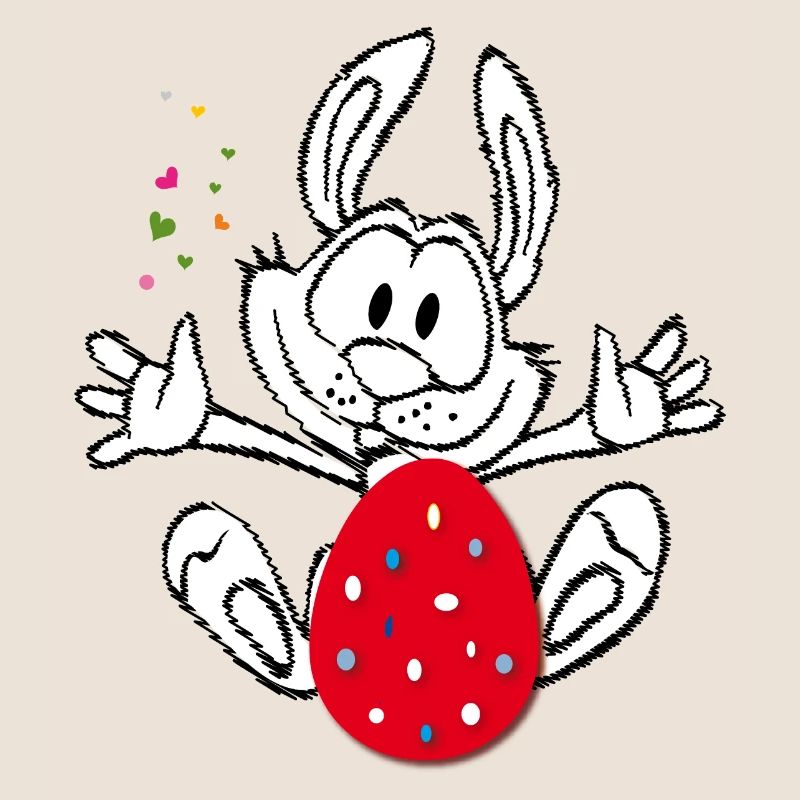 Easter Bunny with Easter Egg