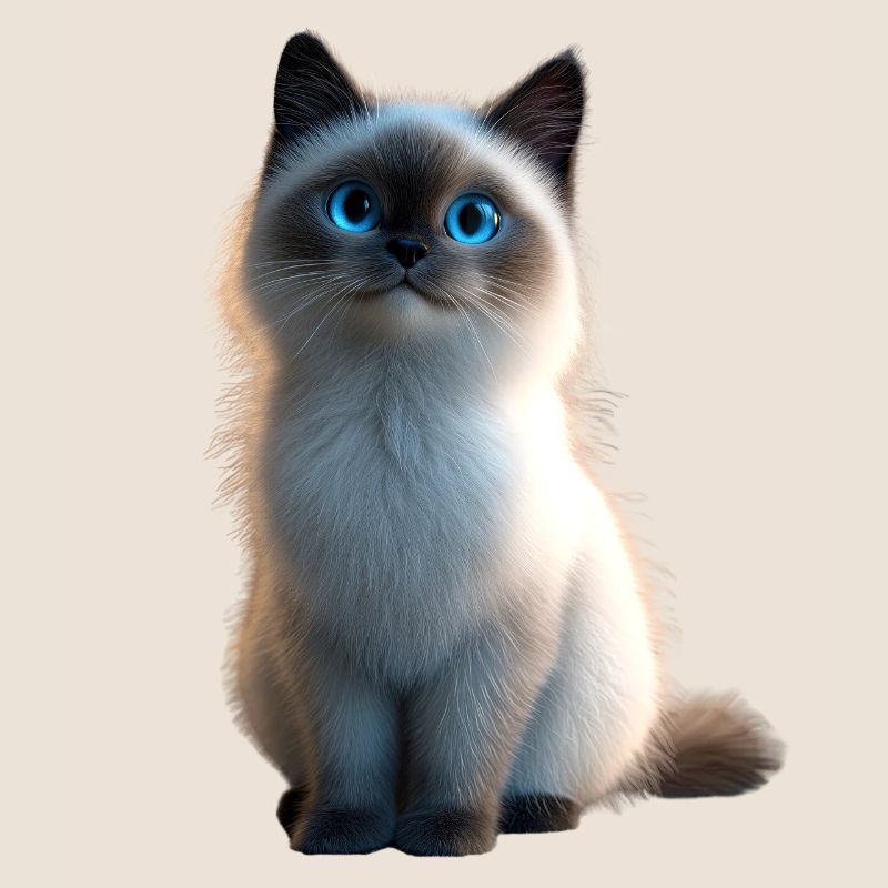 Birma Katze Heilige Birmakatze Süße Birma Katzen
