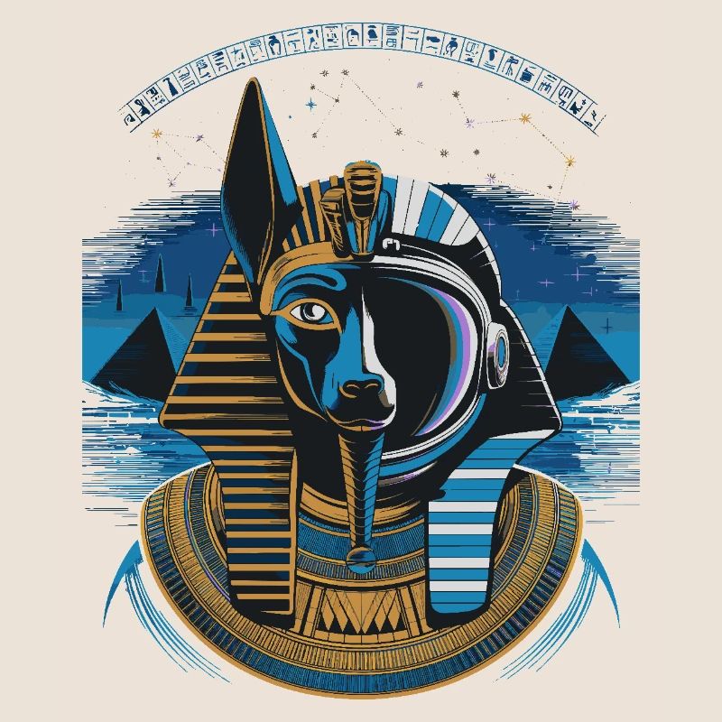 Conception hybride Anubis céleste