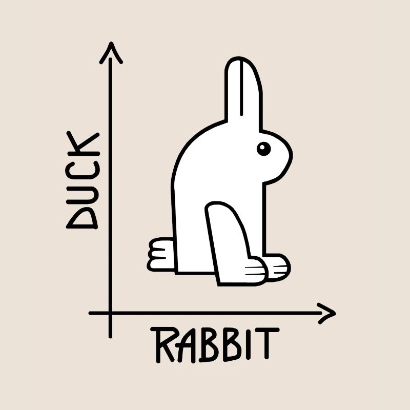 Duck or rabbit Optical Illusion
