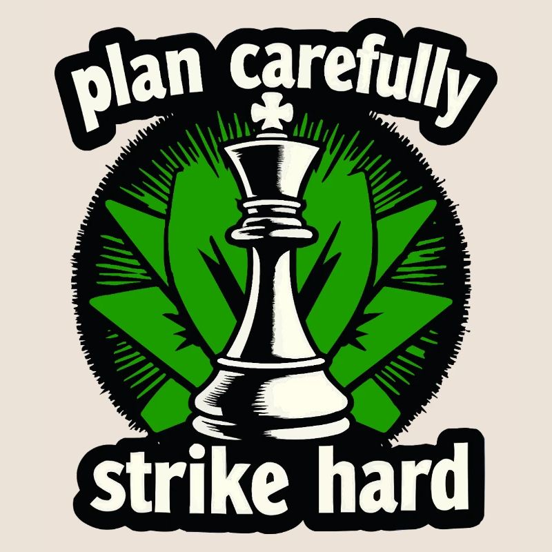 Schach plan carefully strike hard