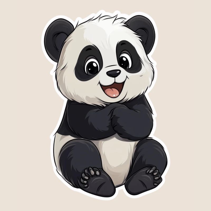 Ours panda mignon