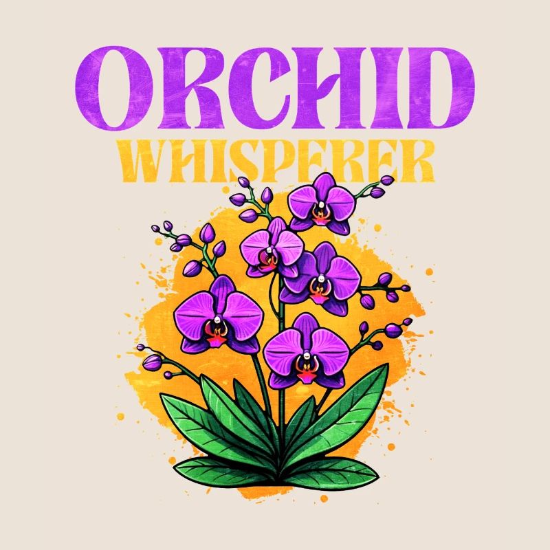 Conception de murmure d'orchidée