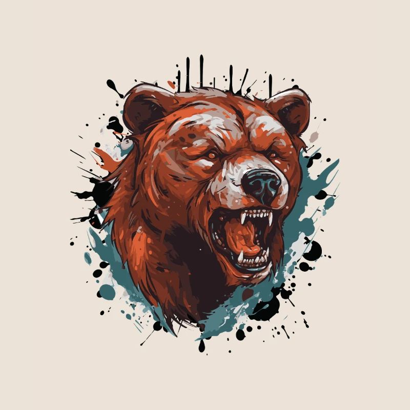 Grizzly Bear Head