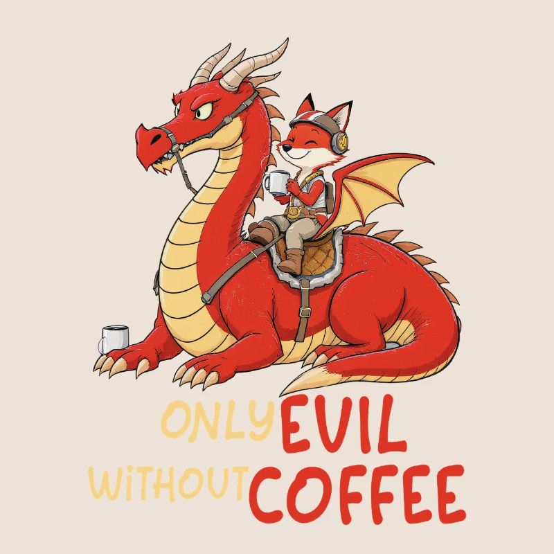 Fox sur Dragon – Only Evil Without Coffee