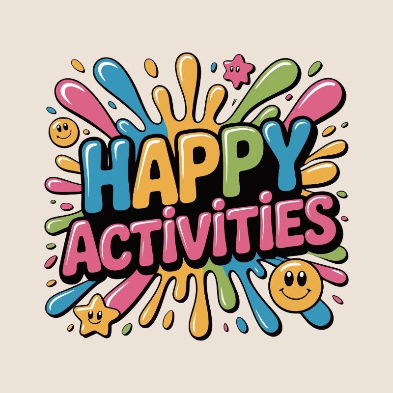 Activités joyeuses Explosion d’éclaboussures