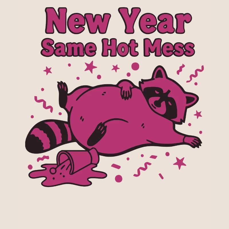 Neujahr Same Hot Mess Celebration 2025