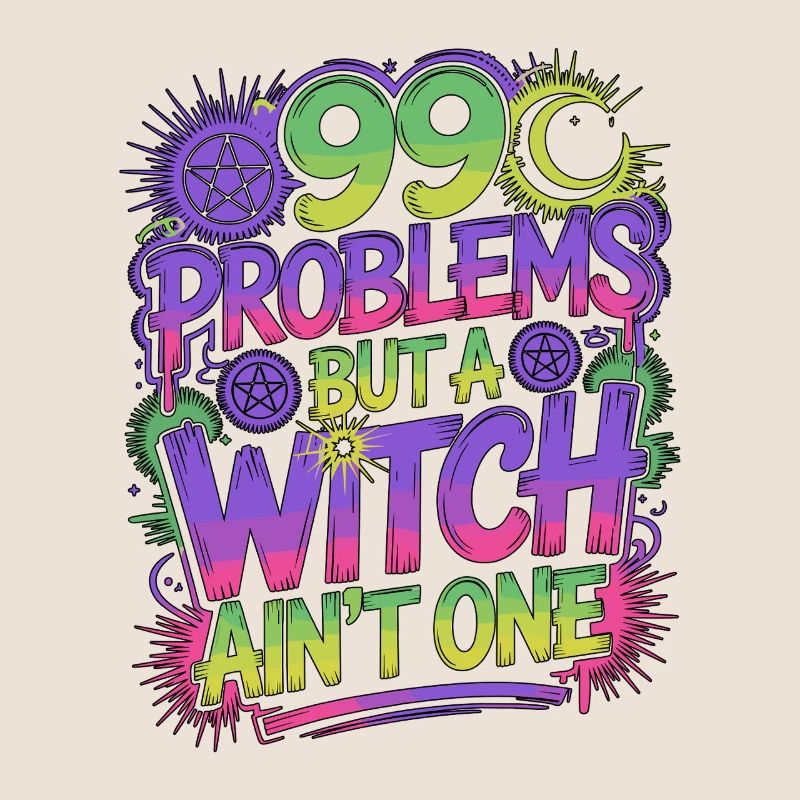 Witchcraft 99 Problems But A Witch Spellcaster