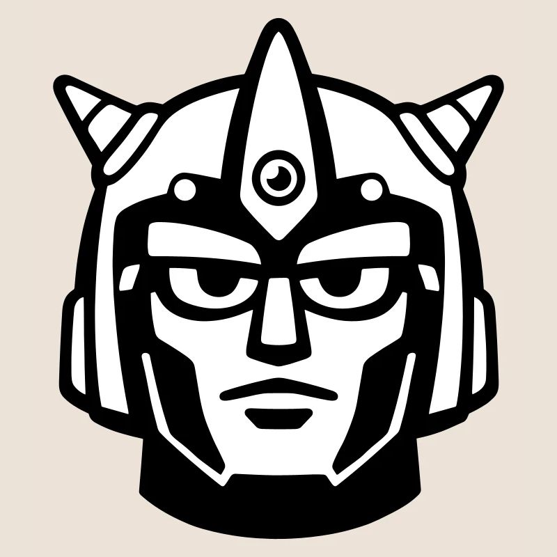 Casque de visage robot Doomforge
