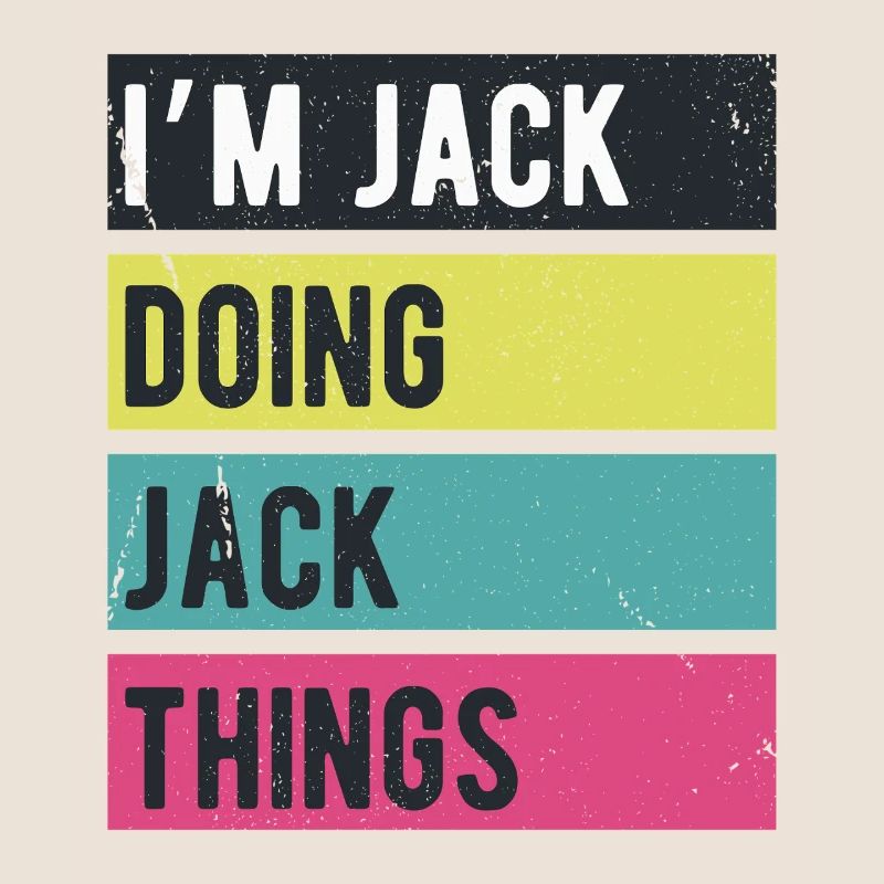 Ich bin Jack und mache Jack Things Retro-Farben