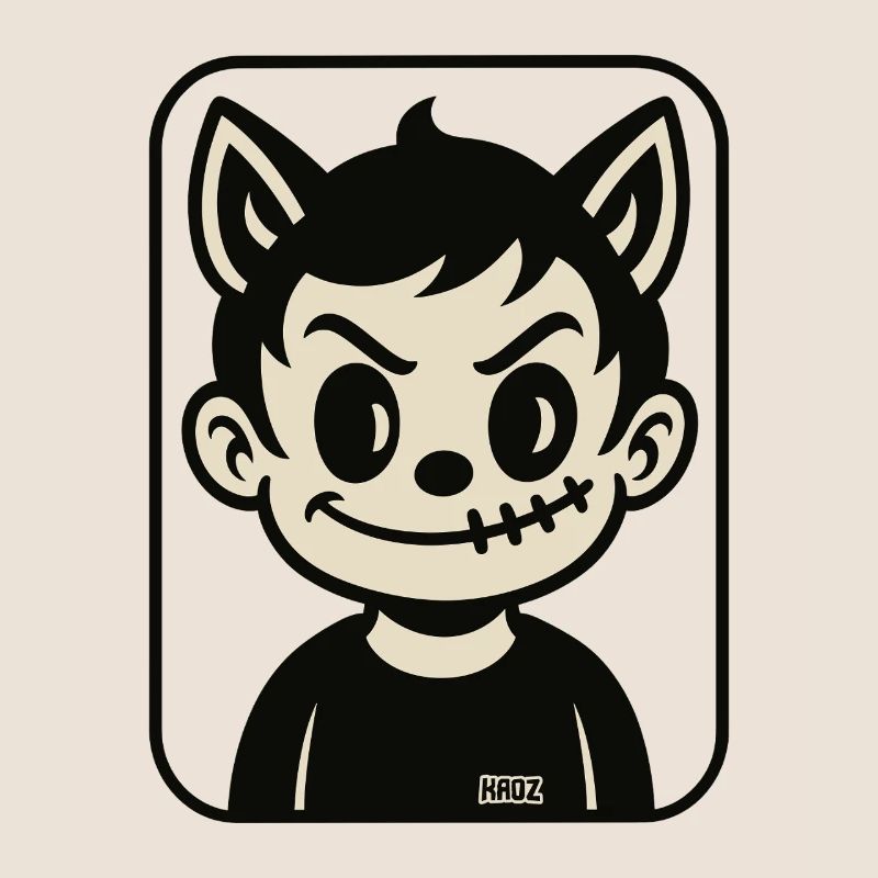 Stichwolf Maskottchen