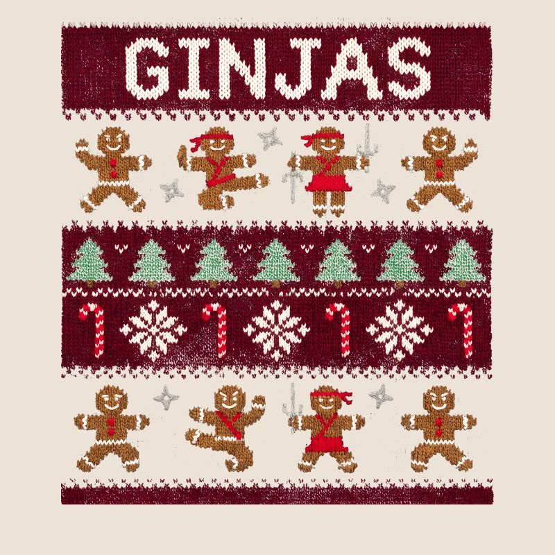 Ginjas Lebkuchen-Weihnachtspullover