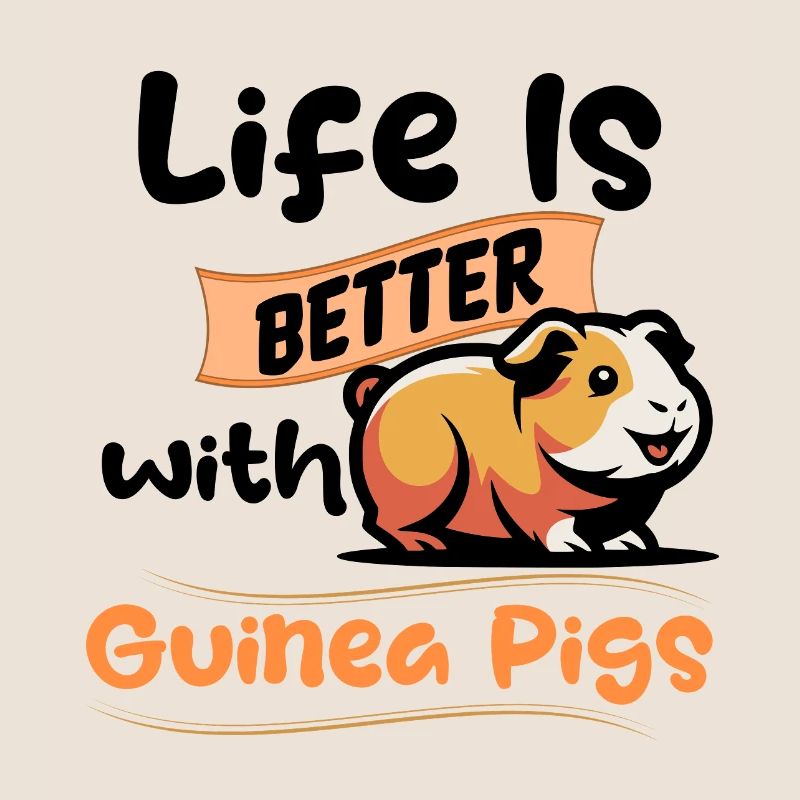 La vie est meilleure avec des cochons d’Inde !