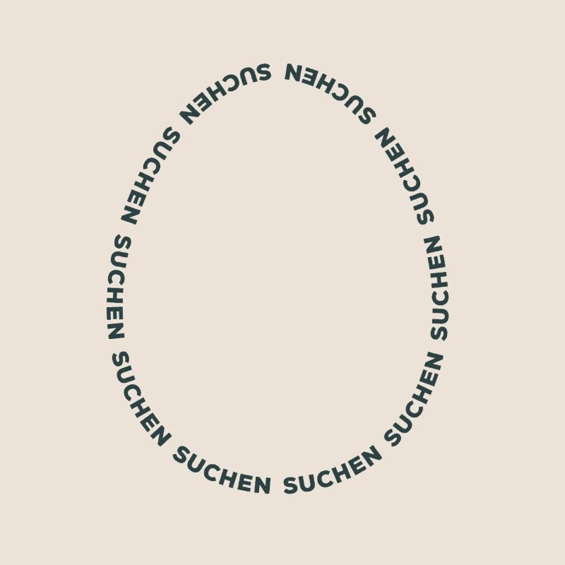 Happy Easter - Easter Egg Search - Typography