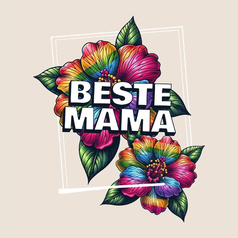 Beste Mama Blumen Muttertags Geschenk