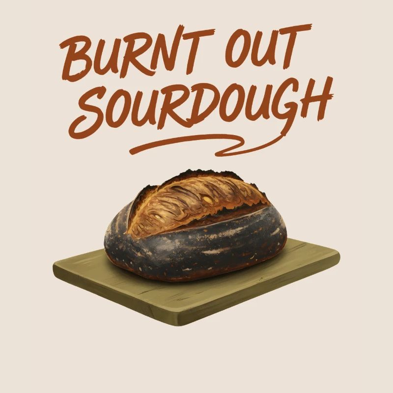 Sourdough Burnt Out Sourdough Bread Baking Baker
