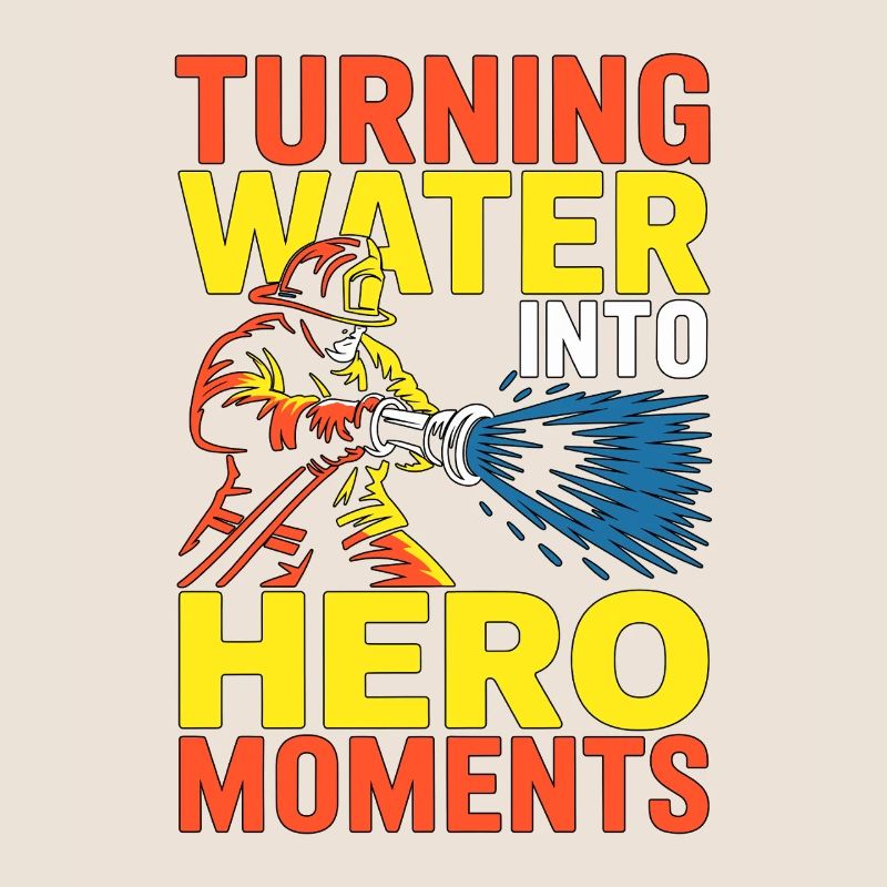 Fire Engineer Turning Water Into Hero Firefighting