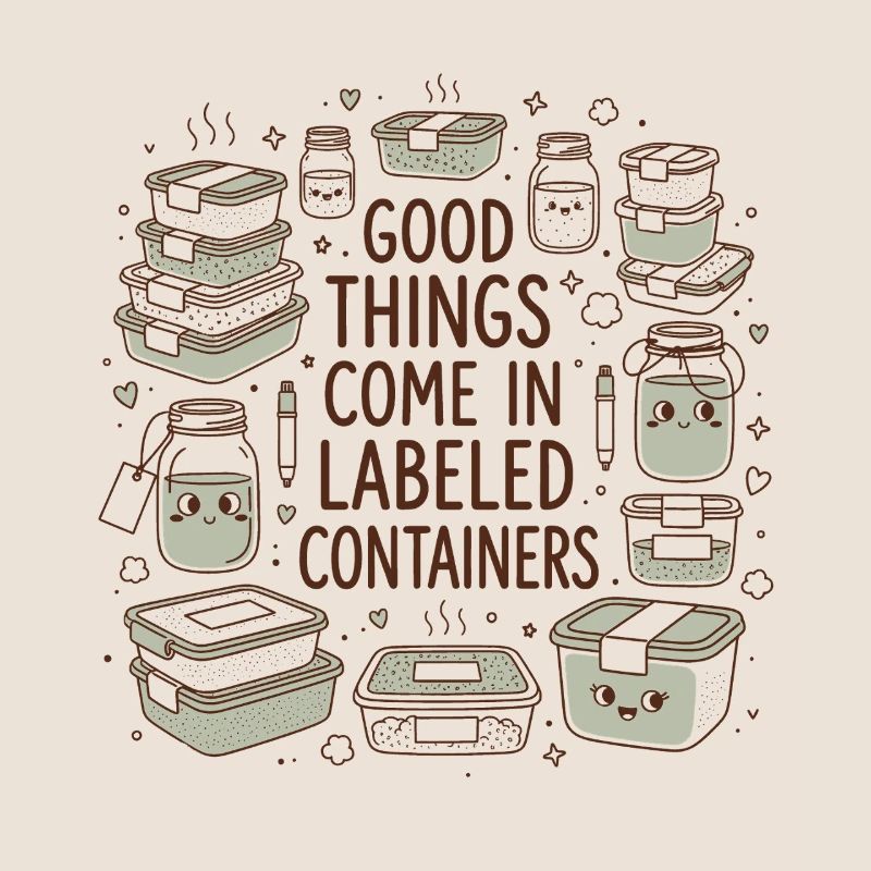 Labeled is better | Meal Prep Orga