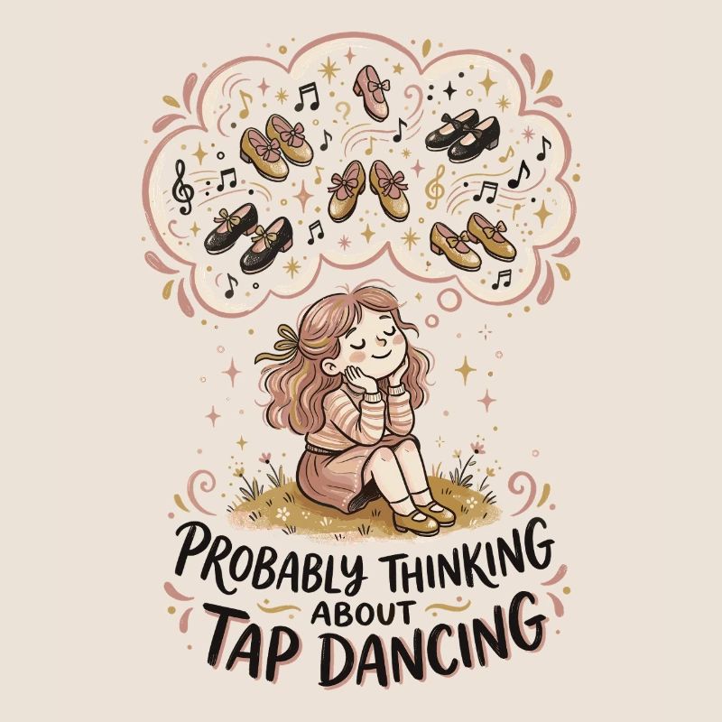 Thinking Tap Dancing Tap Dancer Dance