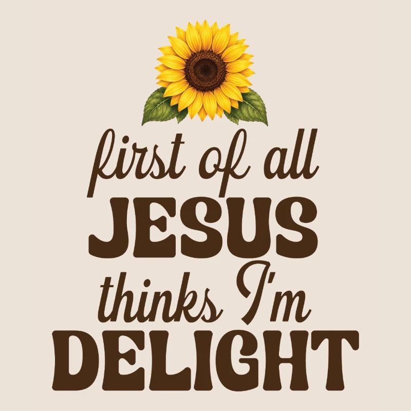 Zunächst einmal denkt Jesus, ich bin eine Freude
