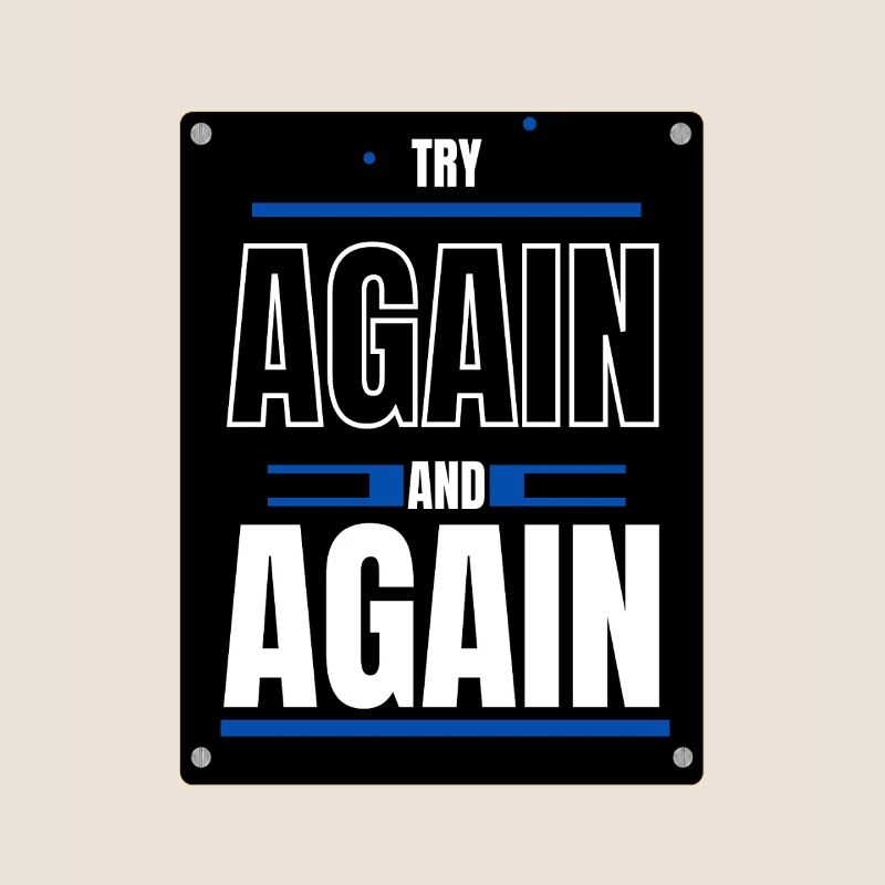 Try again