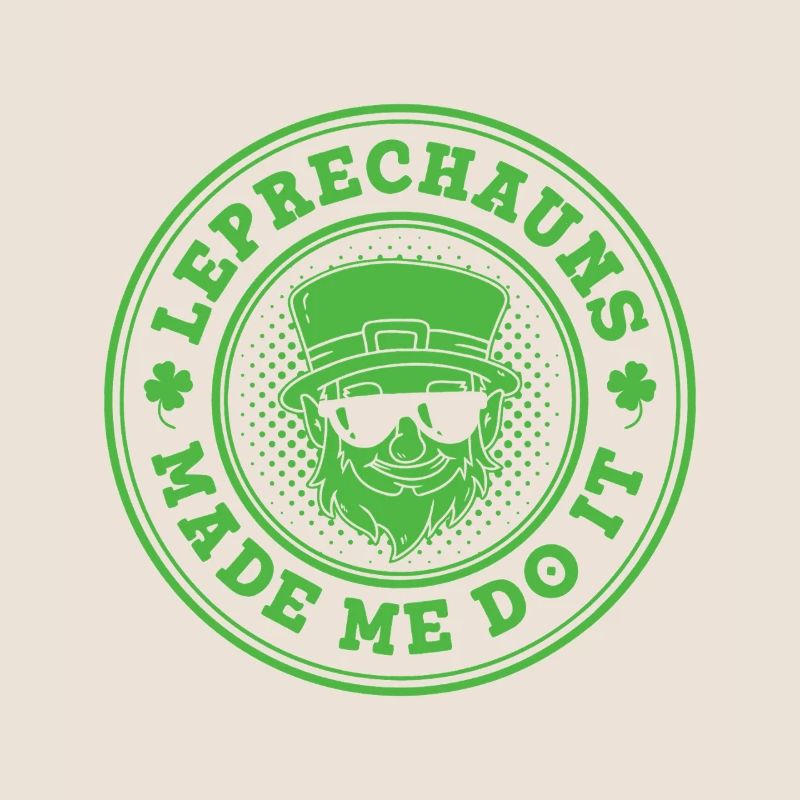 Leprechauns Made Me Do It Stamp