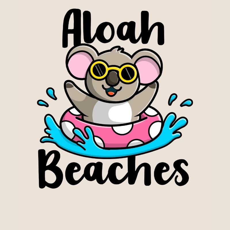 Cool Koala Beach Vacation Summer Aloha Beaches