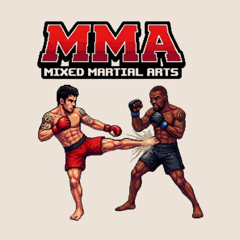 Duel de combat MMA Style Pixel