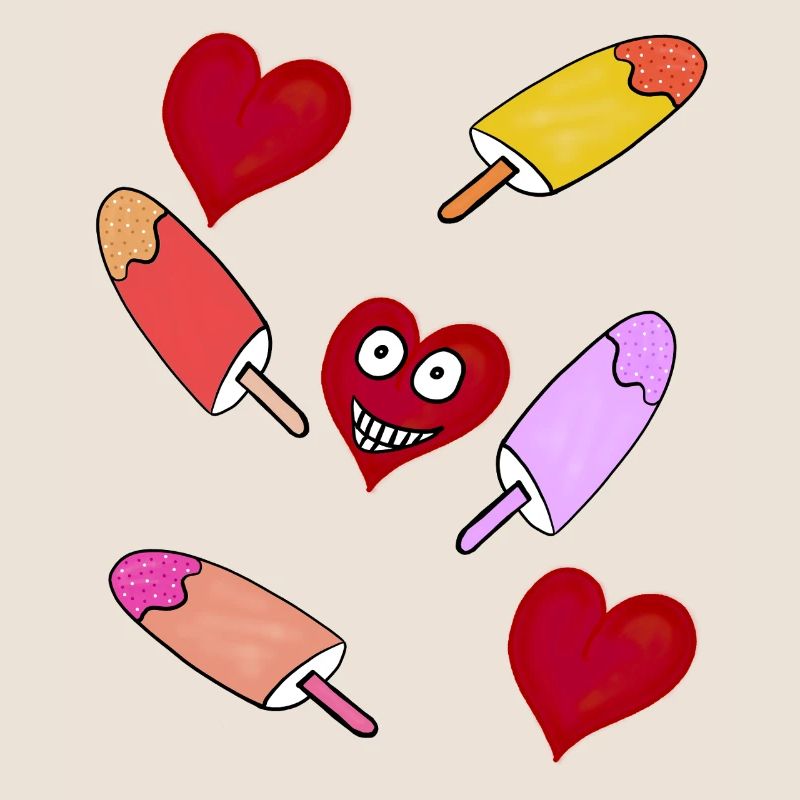 Eis Eiskrem Eiscreme  Kinder
