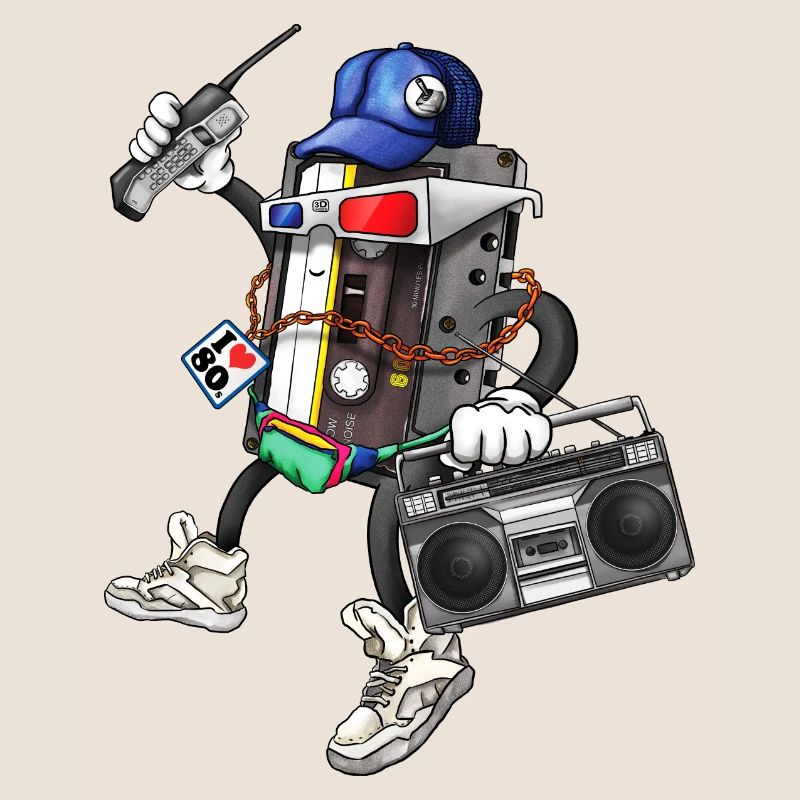 80s Retro Funky Design