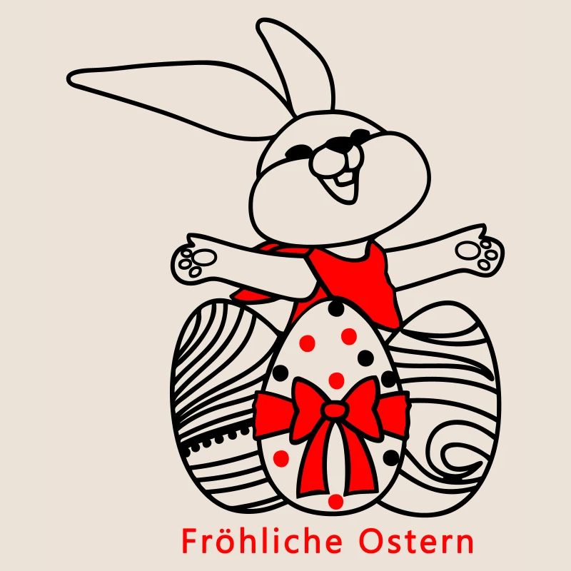 Joyeuses Pâques lapin de Pâques