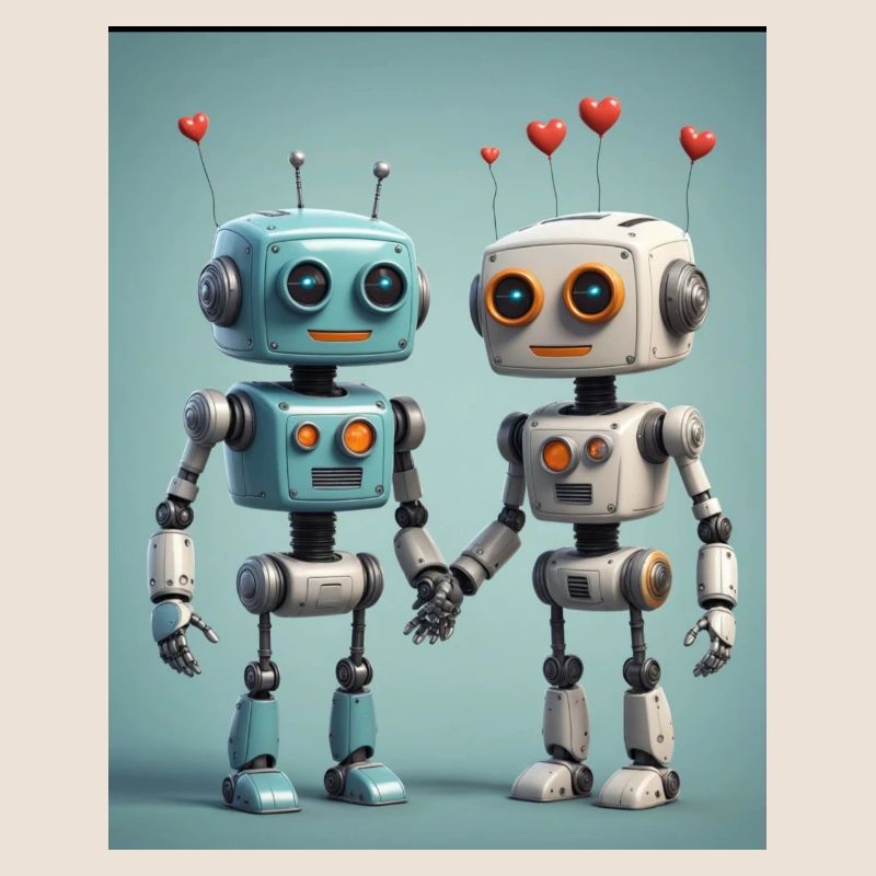 Roboter Pärchen