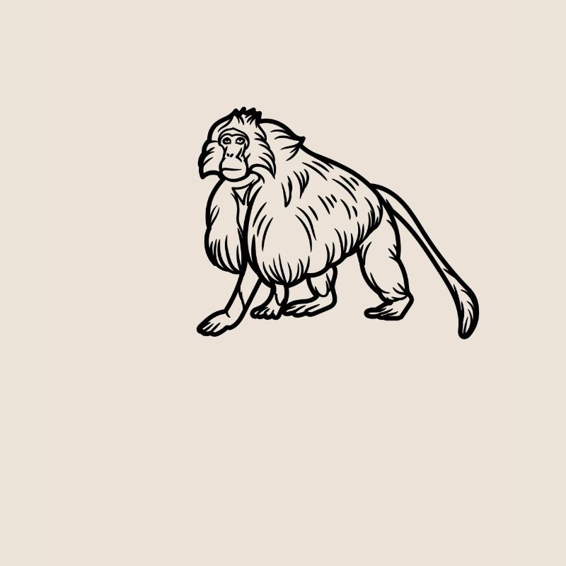 Gelada Monkey