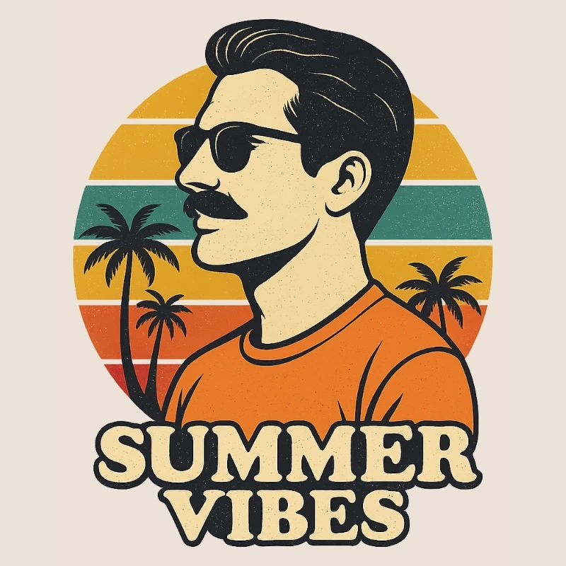 Sommer Vibes Retro Design