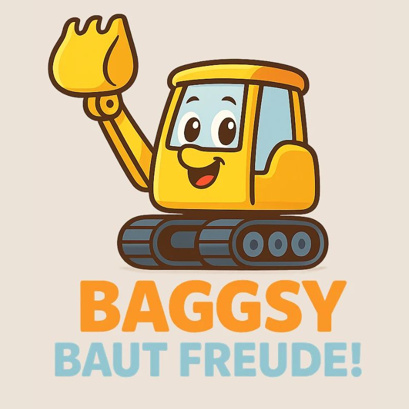 Excavator with a friendly face