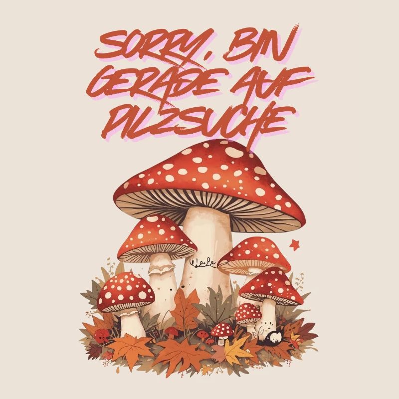 Champignon Champignon Chasse Forêt Automne Automne