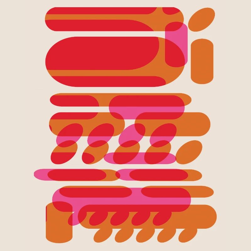 Formes graphiques abstraites dans le design techno
